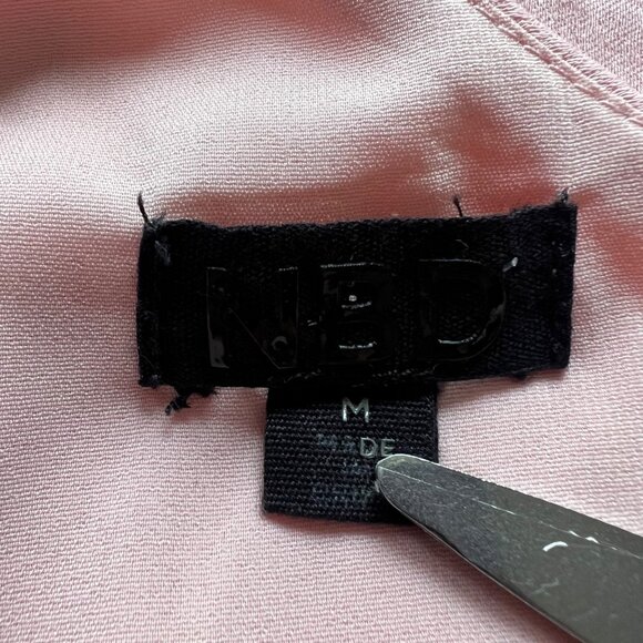 NBD x Revolve size M Ballet Pink Elijah One Shoulder Coquette Mini Dress - Picture 4 of 16